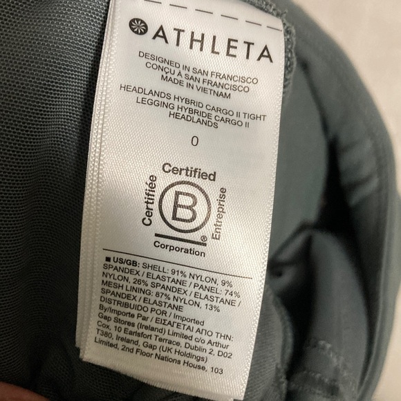 Athleta Women's High-Waisted Joggers, Dark Gray, Size 0 - Picture 7 of 8